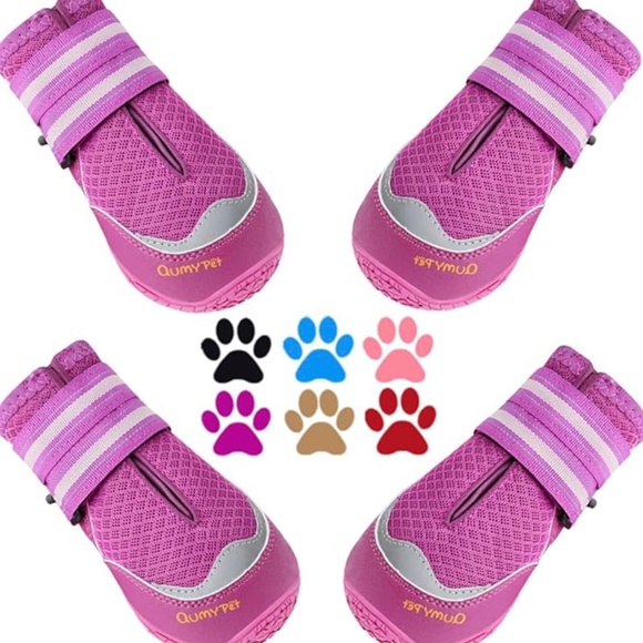 Dog Mesh Breathable Nonslip Walking Shoes - Boots - Picture 1 of 6